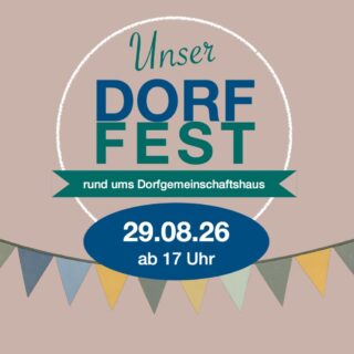 Unser Dorf feiert 🎉
Am 29.08.2026 ab 17 Uhr wird’s rund ums Dorfgemeinschaftshaus richtig gemütlich: DJ‑Beats von DJ Jörg Schröder @dj.oberberg , leckeres Essen von @altepost.mbh , Cocktails & weitere Kaltgetränke und jede Menge Kinderspaß.
Kommt vorbei – wir freuen uns auf euch! 💛
#Dorffest #Marienberghausen