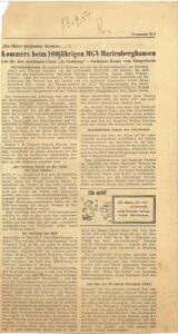 100 Jahre MGV Marienberghausen