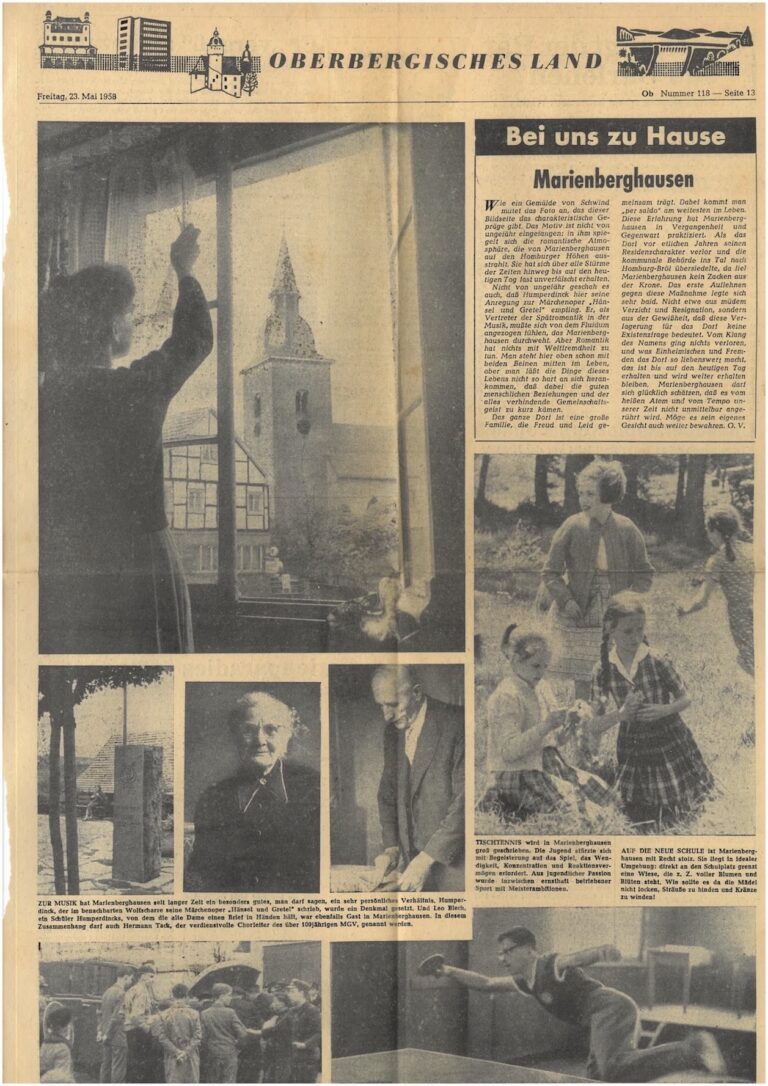 Bei uns zu Hause in Marienberghausen