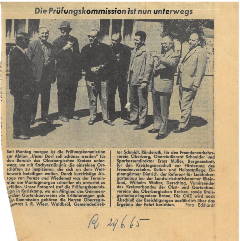 Die Prüfungskommission ist unterwegs