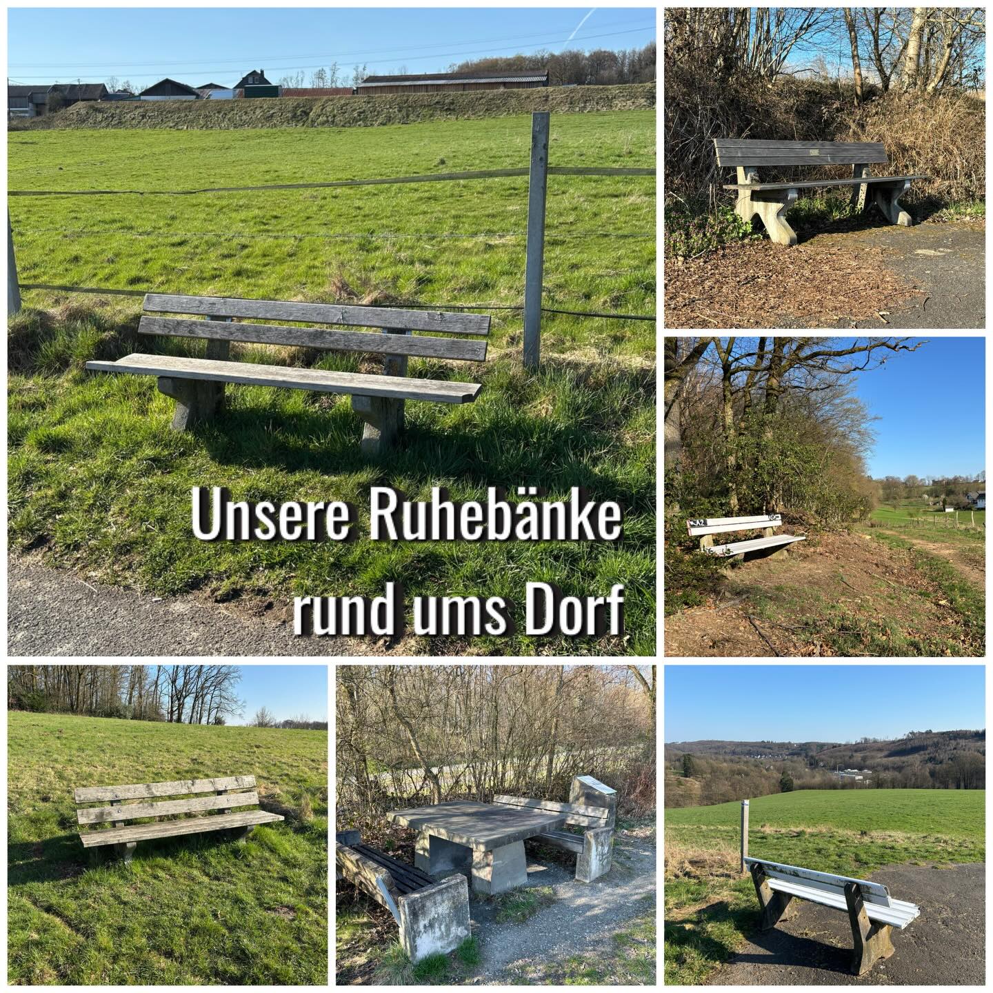 🌿 Wanderlust in Marienberghausen? Dann mach doch mal Pause!

Wusstest du, dass im ganzen Dorf und der Umgebung liebevoll gepflegte Ruhebänke auf dich warten? Ob kurzer Zwischenstopp oder Aussicht genießen – hier findest du immer ein gemütliches Plätzchen zum Durchatmen.

🗺️ Alle Bänke auf einen Blick:
Der Heimatverein hat eine interaktive Karte erstellt, auf der du genau sehen kannst, wo du dich unterwegs ausruhen kannst. Perfekt für spontane Pausen oder geplante Wanderrouten!
(👉 Link in Bio, auf der Website des Heimatvereins)

Der Wanderparkplatz im Ortszentrum bietet den idealen Ausgangspunkt für kleine und große Runden durch Wald, Wiesen und unsere schöne Hügellandschaft.

Nach der Wanderung wartet im @altepost.mbh eine wohlverdiente, kühle Erfrischung auf dich – gemütlich, herzlich und mitten im Dorf. Der perfekte Abschluss für einen aktiven Tag!

💬 Hinweis:
Ist eine Bank beschädigt oder zugewachsen? Der Heimatverein freut sich über eine kurze Info über das Kontaktformular – so bleibt unser Dorf für alle einladend.